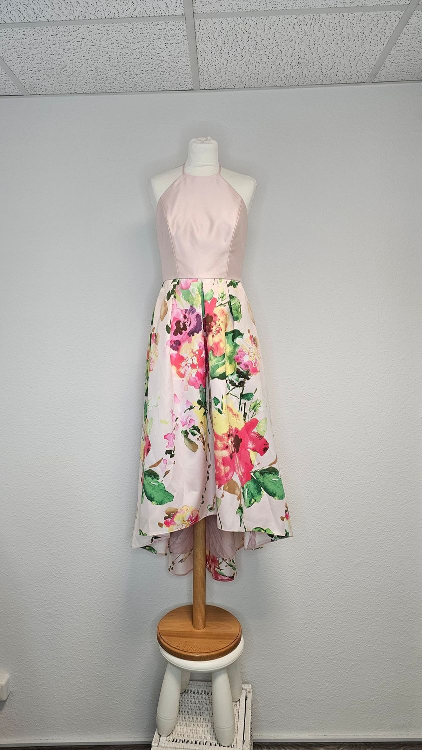 Kleid Blumen Pink