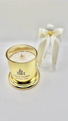 ✨ Luxury Duftkerze Gold – Bergamotte &amp; Oud (klein)