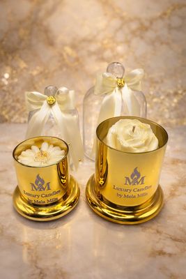 ✨ Luxury Duftkerzen Set Gold – Midnight Gold (2er Set)