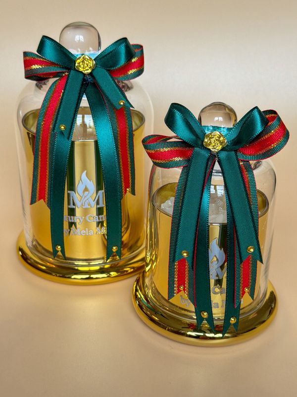 ✨ Luxury Duftkerzen Set Gold – Opium Black (2er Set)