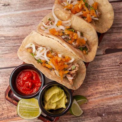 ​Al Pastor Tacos (Serving of 3)