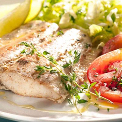 Grilled Fish Fillet with House Sauce