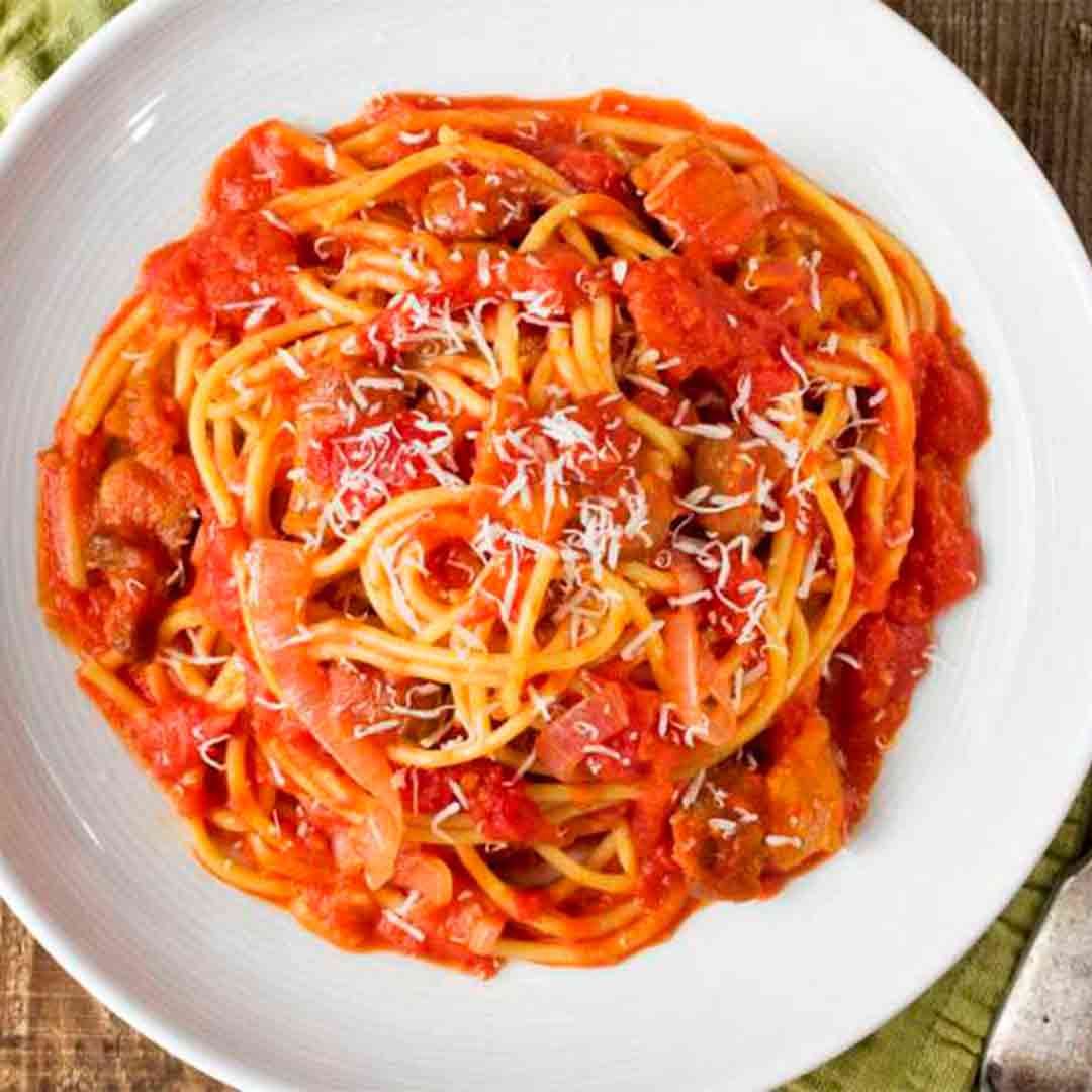 ​Ham and Cheese Spaghetti