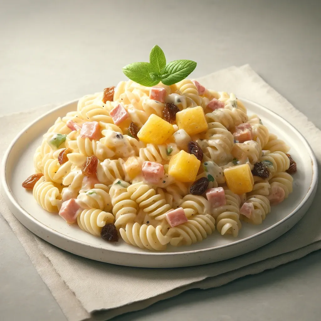 Cold Fusilli Pasta Salad