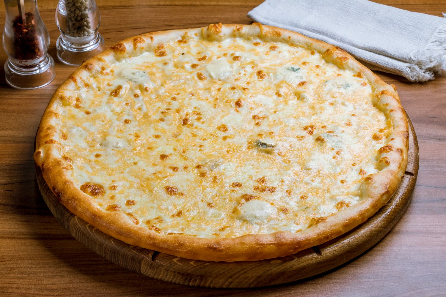 Pizza de queso Gouda