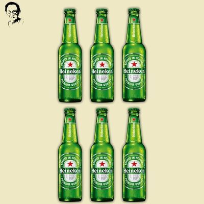 Heineken Beer 6 unit