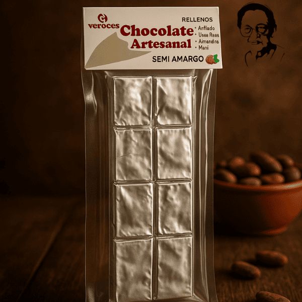 TABLETA DE CHOCOLATE ARTESANAL
