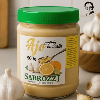 Ajo molido en Aceite