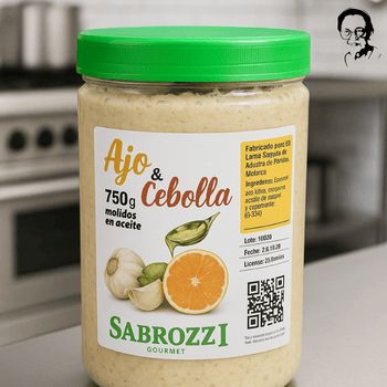Ajo y Cebolla molidos en aceite