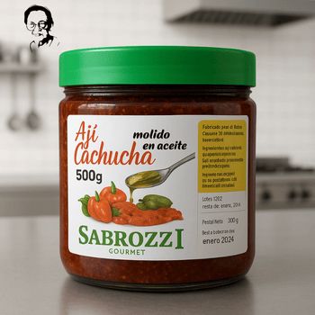 Aji cachucha molido en aceite