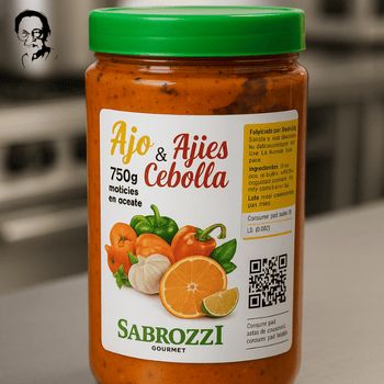 Ajo+Ajies+Cebollas molidos en aceite