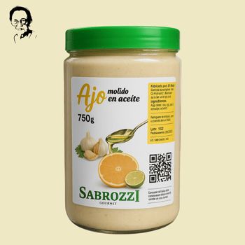 Ajo molido en aceite