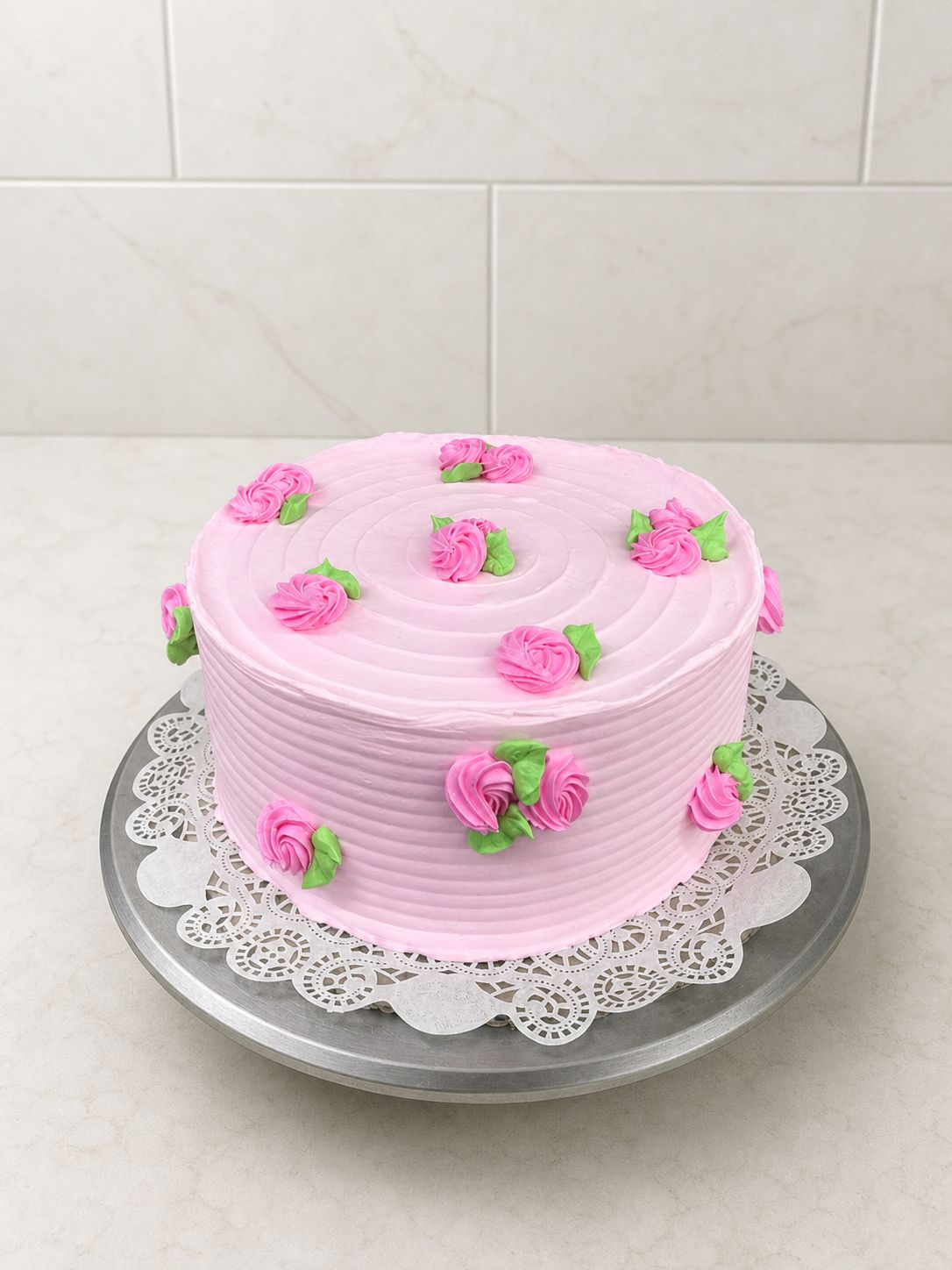 Cake de vainilla y Nata