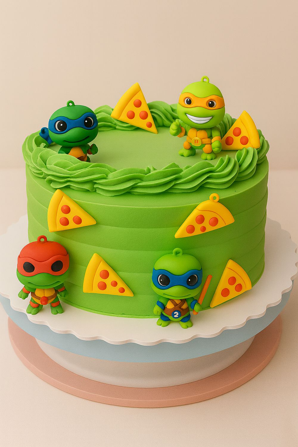 Cake de las Tortugas Ninjas