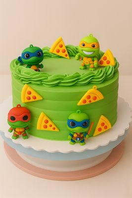 Cake de las Tortugas Ninjas