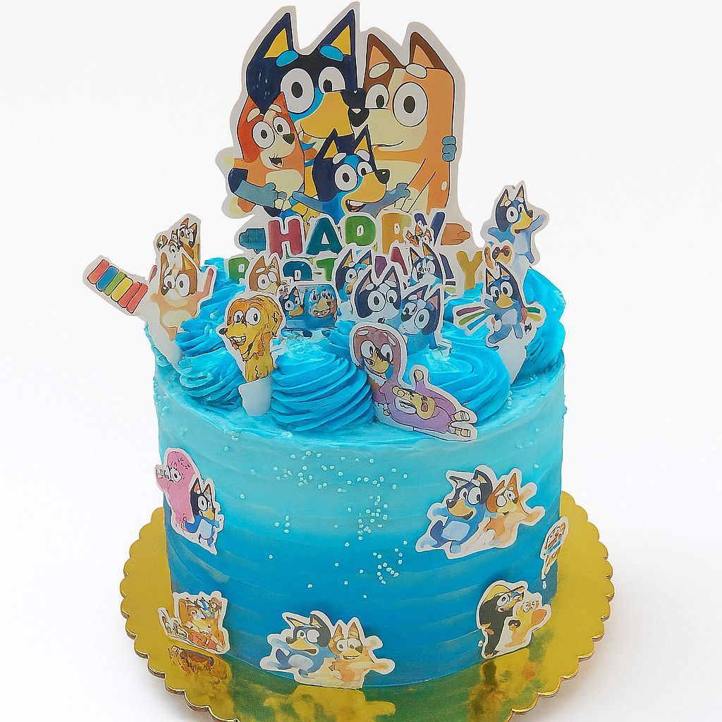 Cake Temático de Bluy