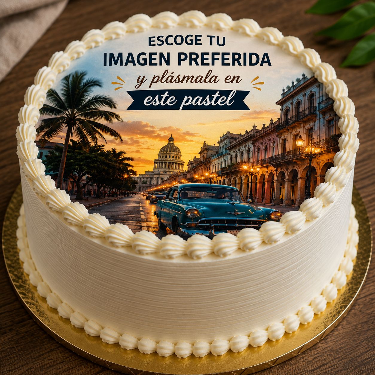 Cake con Imagen Comestible