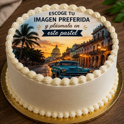 Cake con Imagen Comestible