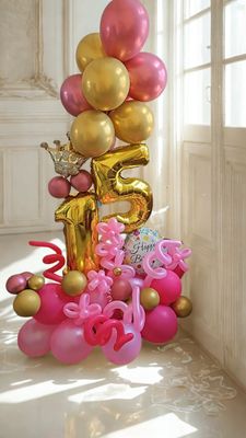 Arreglo de Globos con Numero