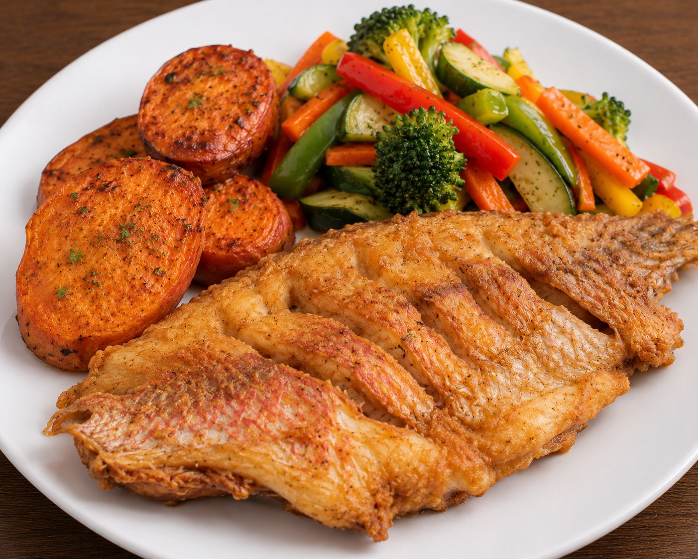 Filete de  Pargo Frito