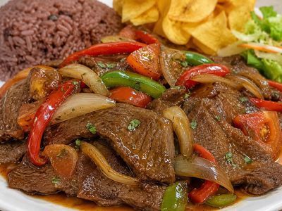 Lonjas de res a la Campesina