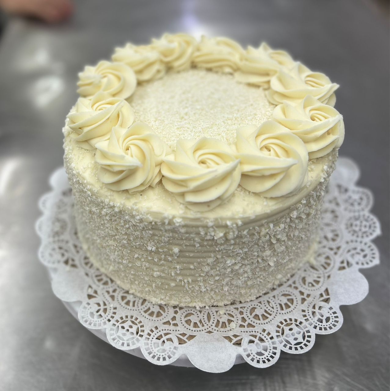 Cake de Ganache Blanco