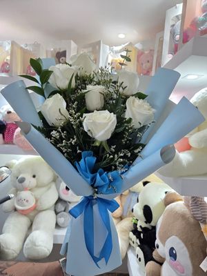 Arreglo de 7 rosas
