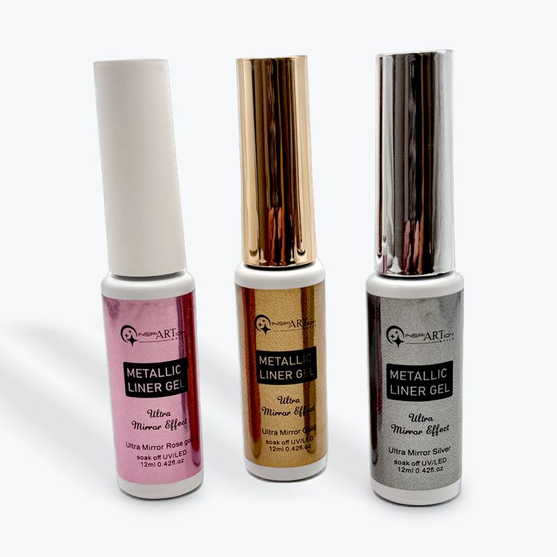 Metallic liner gel