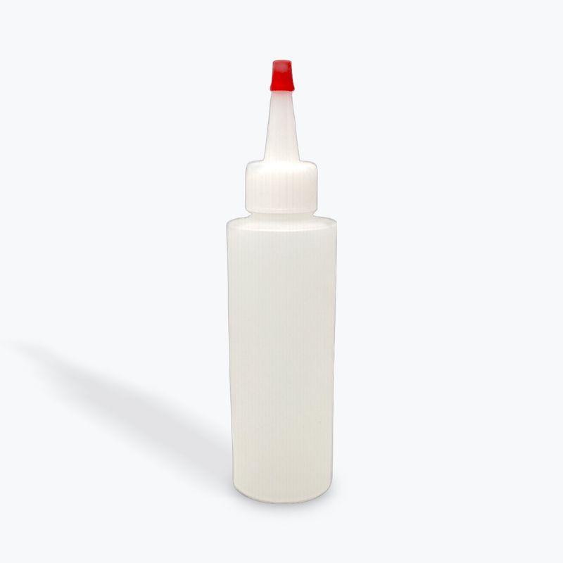 Refillable bottle with Yorker spout
