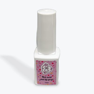 Non Acid nail tip prep