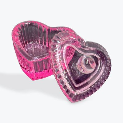 Mini glass dappen dish-heart