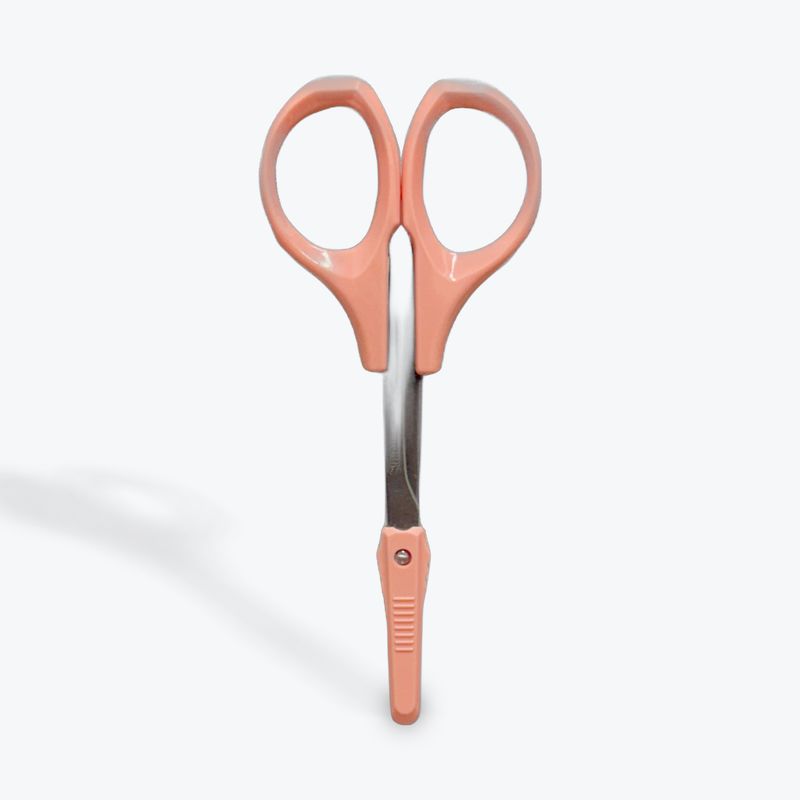 Pink scissors with free cap