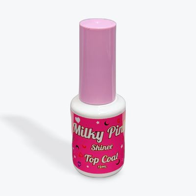 Milky pink shinee top coat