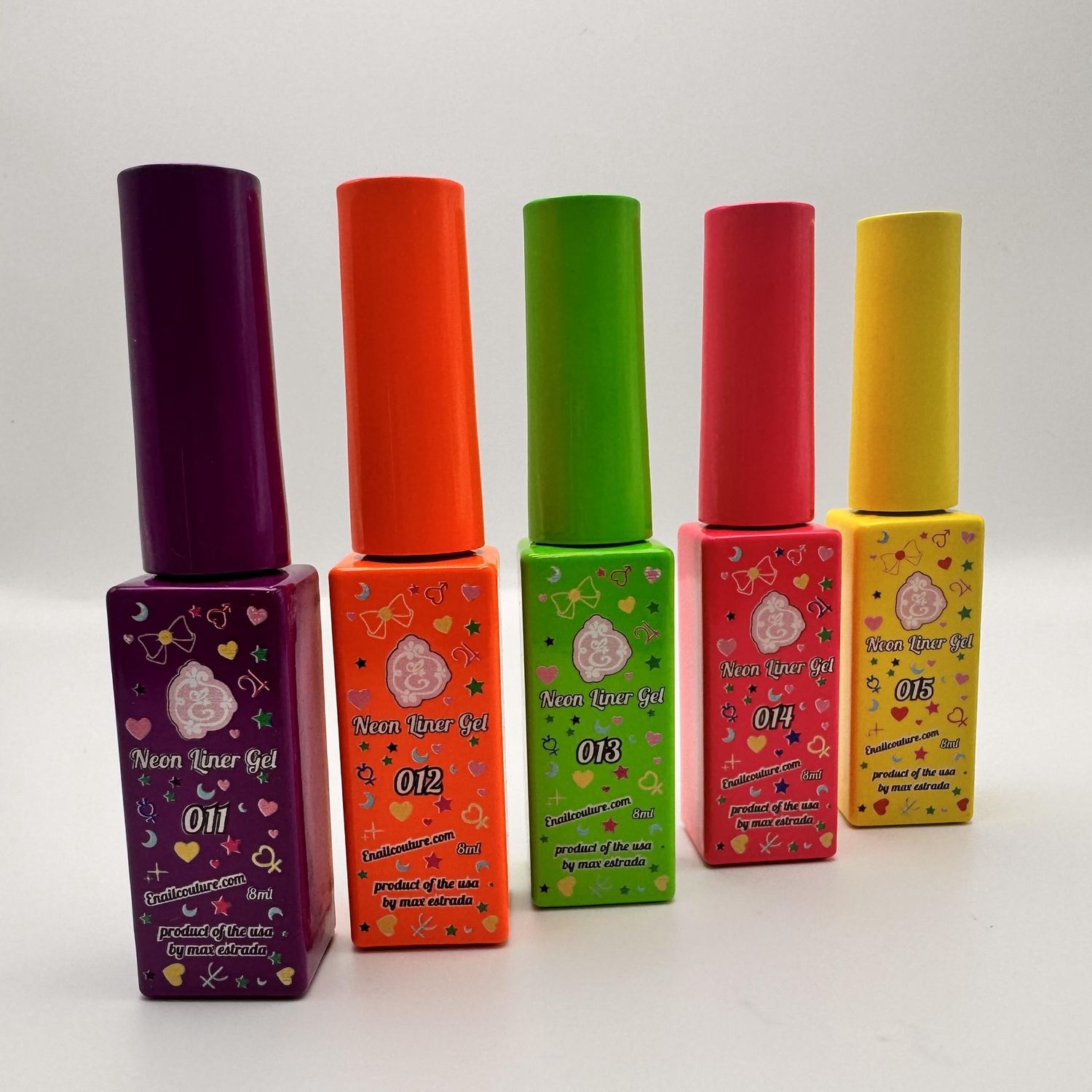 Stripper Gel liner gel NEON SET