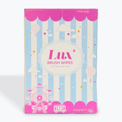 Lux brush wipes 50 sheets