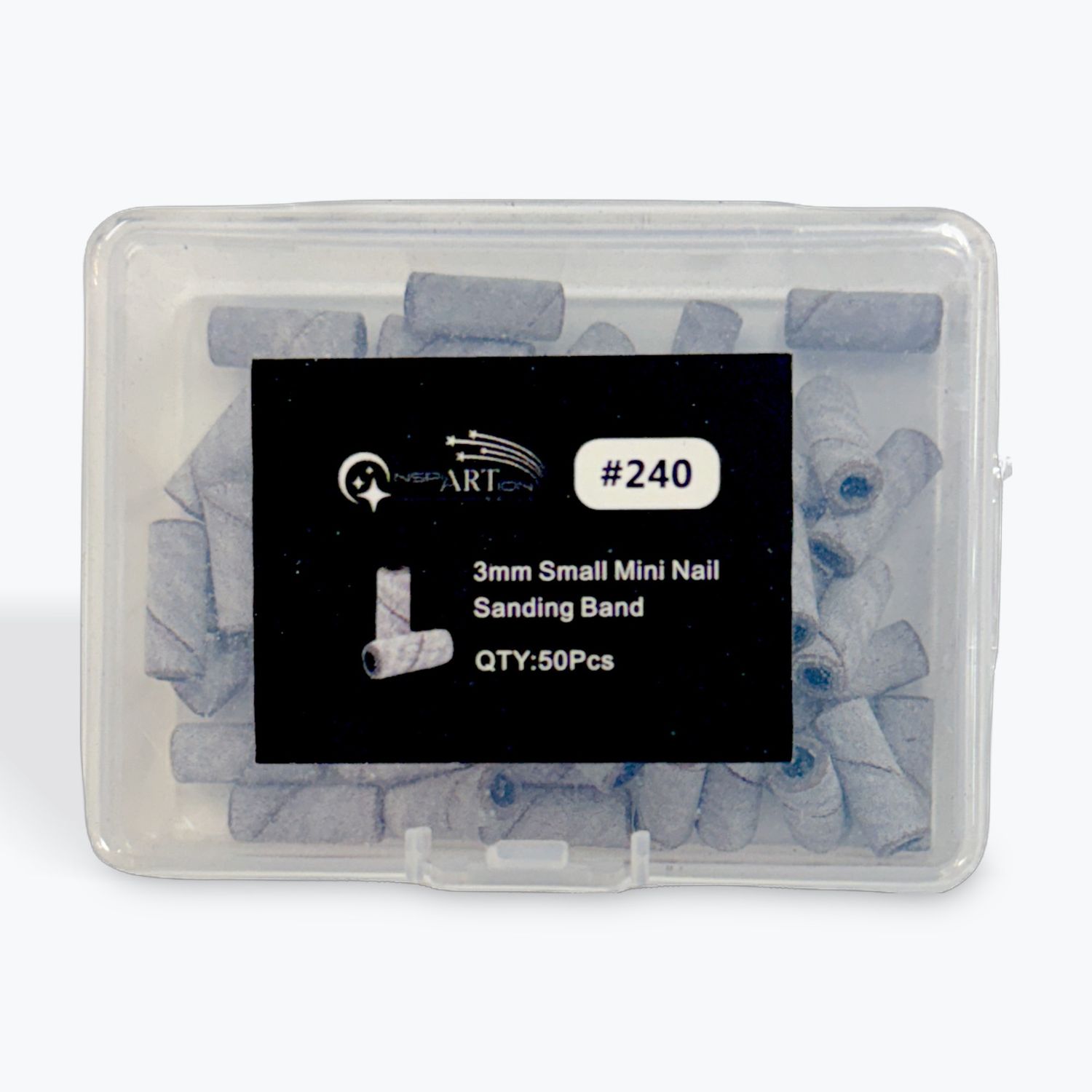 3mm small mini nail sanding bands, Size: #240 grit