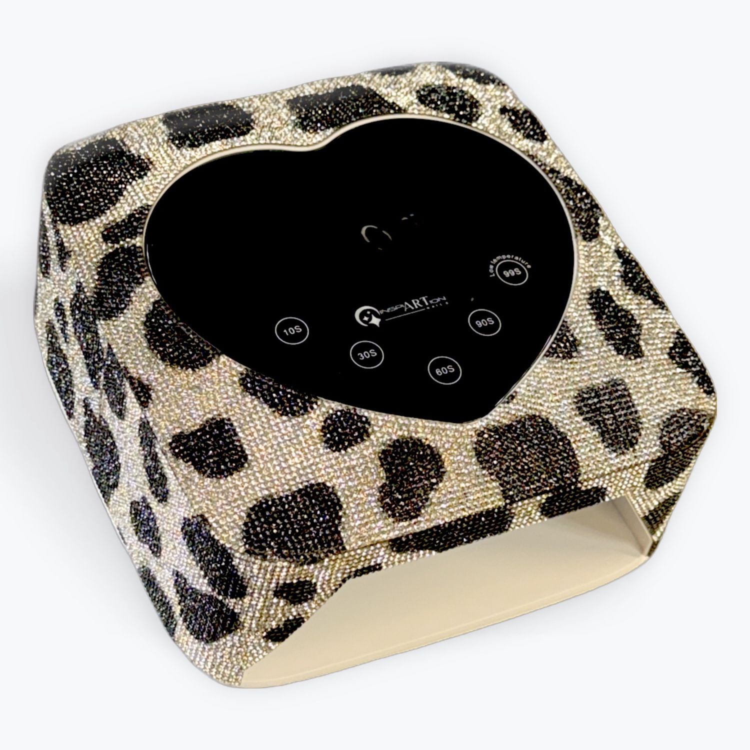 Cordless UV/LED heart rhinestone lamp, color: Cow