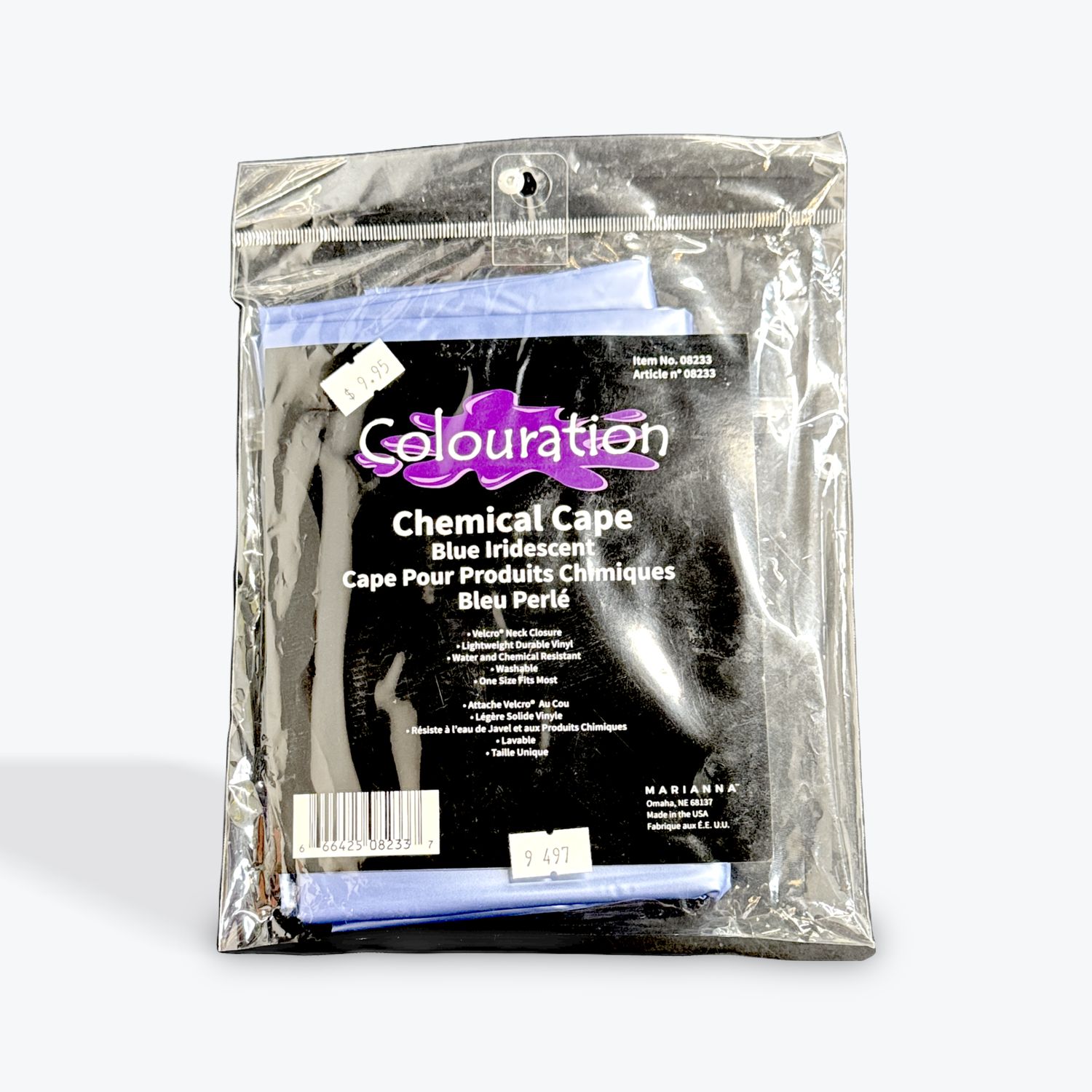 Colouration chemical capes, Variation Name: blue irridescent