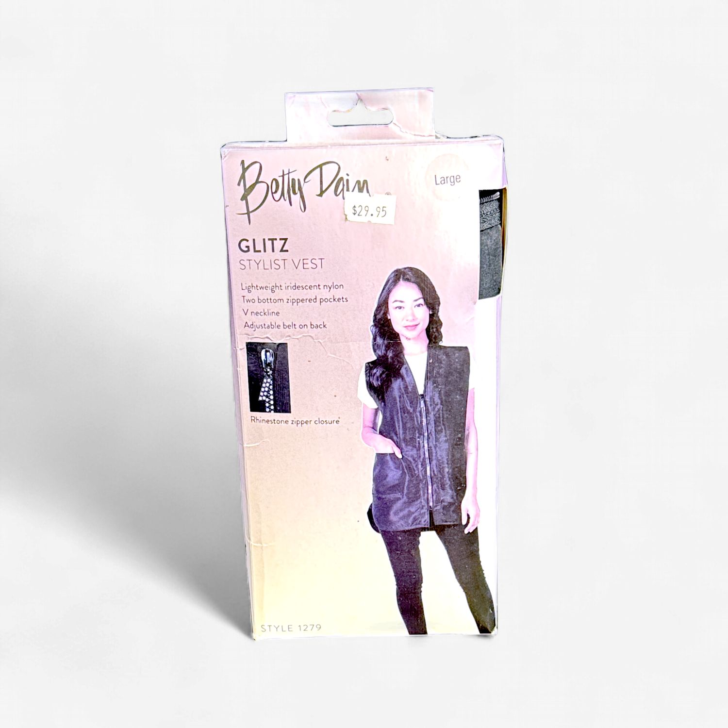 Glitz stylist vest large