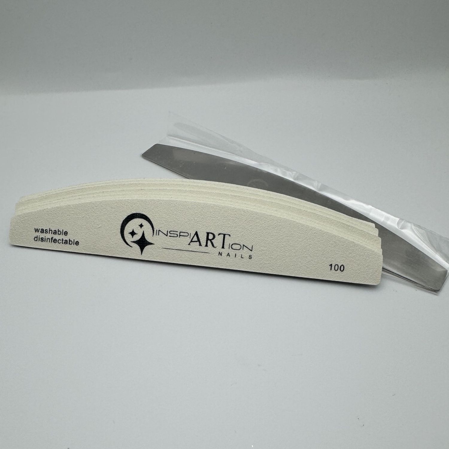 Files-Soft White Disposable, Variation Name: 100 grit 10 pk