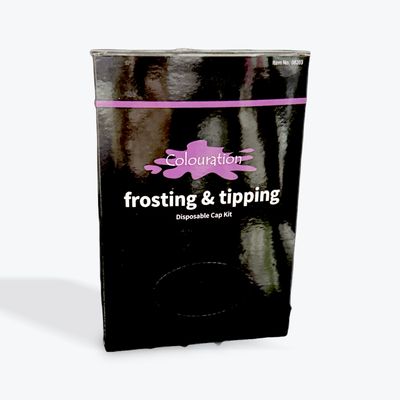 Colouration frosting and tipping disposable cap kit