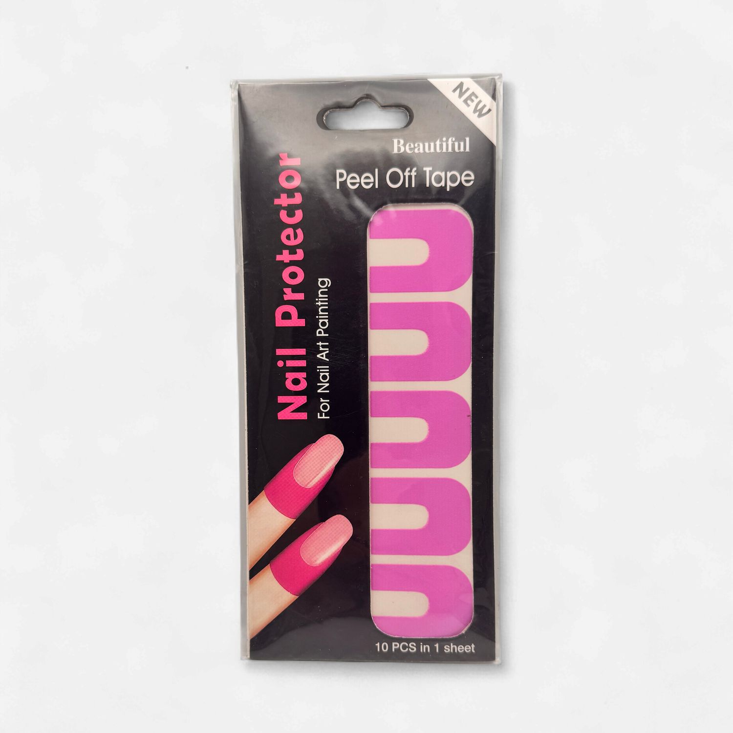 Nail protector peel off tape