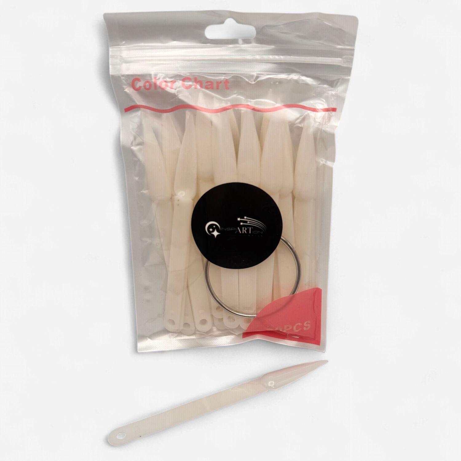 Nail Swatches, Variation Name: natural stiletto