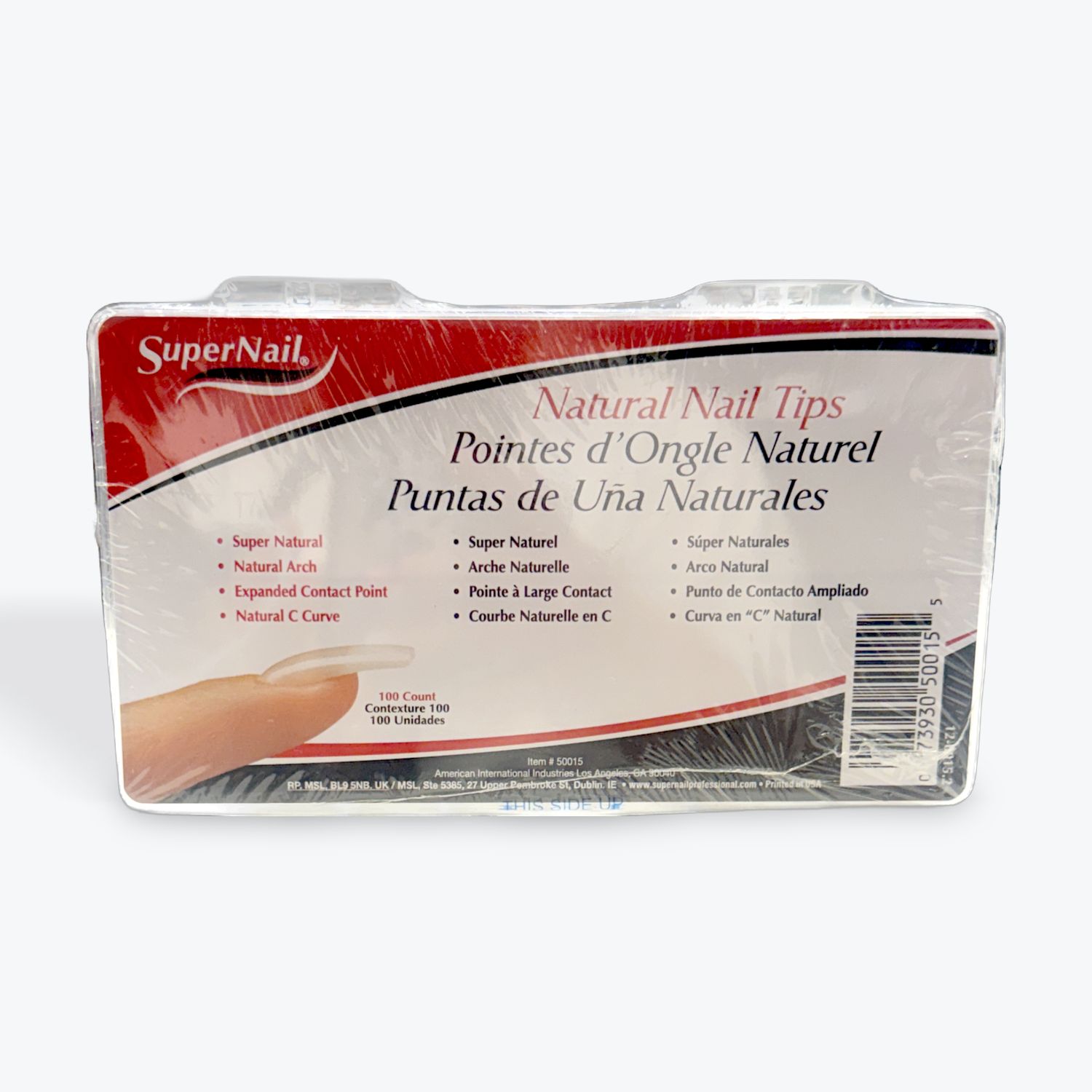 Supernail natural nail tips
