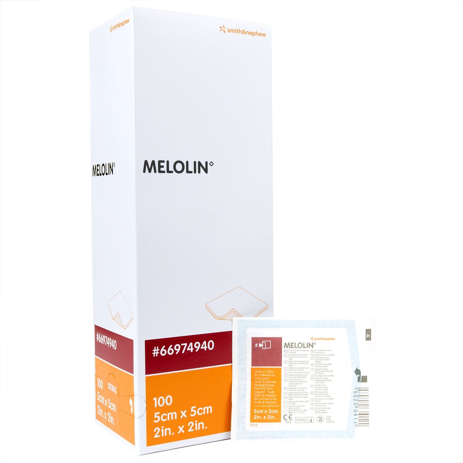 Melolin - 10cmx10cm - 100x1 Stuk