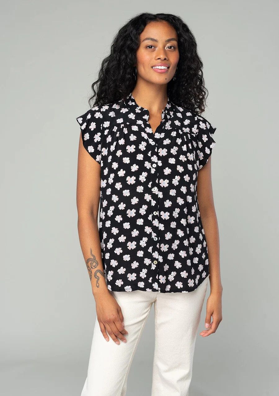 Liara Flutter Sleeve Top