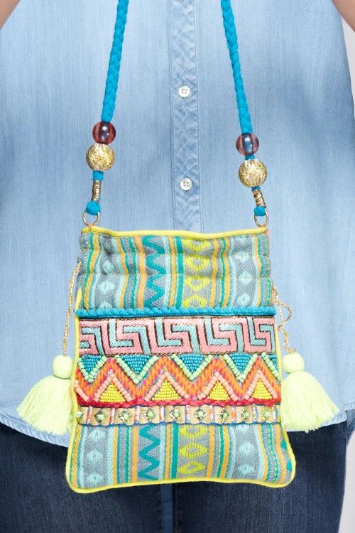Festive Crossbody Messenger Bag