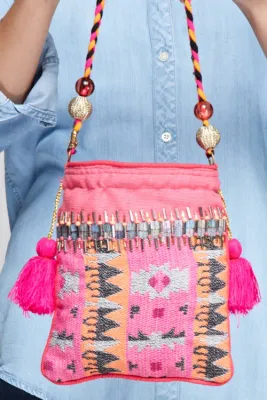 Festive Crossbody Messenger Bag