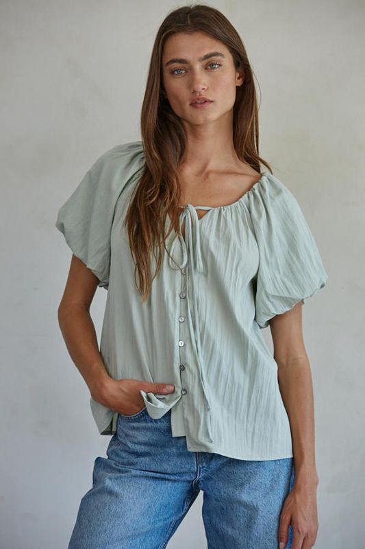 Liv Buttondown Top
