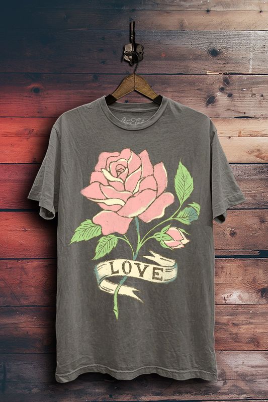 Rose Love Graphic Top